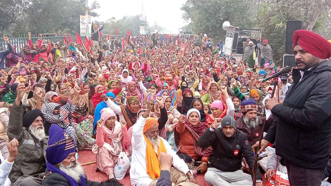 MGNREGA_Rural Workers Protest