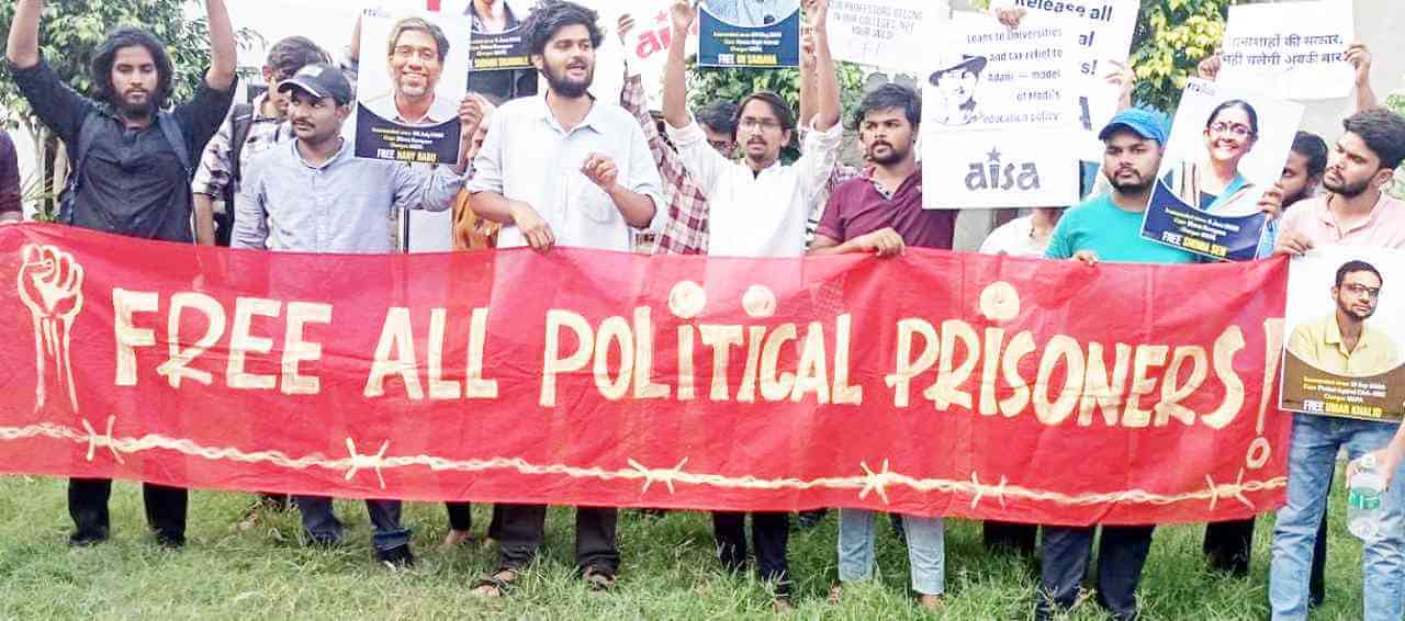 Protests Demanding release of GN Saibaba_delhi