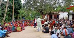 Villagers Protest