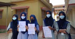 Protests Against Hijab Ban in Udupi Classrooms
