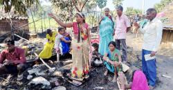 Land Mafia Burnt Dalit Hamlet