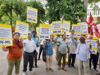 Protest Against Delhi NCCSA Ordinance