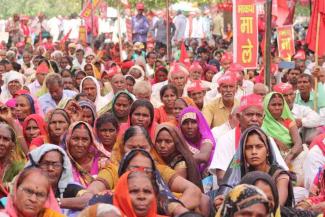 Left Parties' Rally in Lucknow:  Call to Oust BJP from Power 