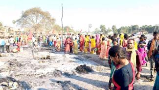 Fatuha-Azaad Nagar Colony Fire
